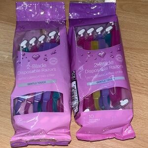 2-blade disposable razors 20x